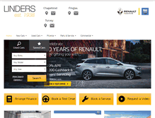 Tablet Screenshot of linders.ie
